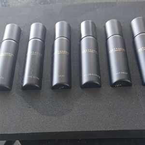 Set of Black Fragrance Bottles